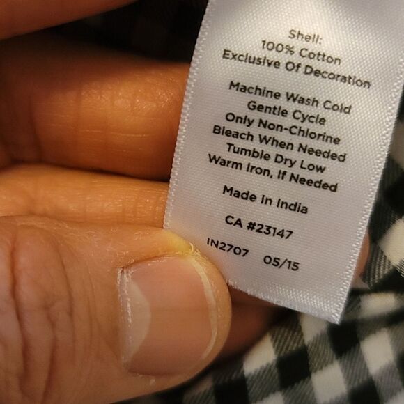 Talbots plaid shirt size medium - Picture 10 of 11